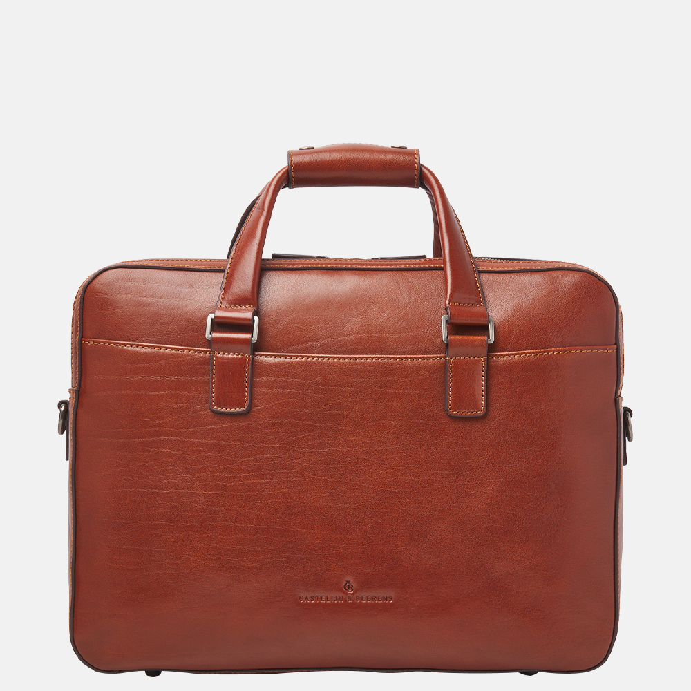 Castelijn Beerens Gaucho Paul laptoptas 15.6 inch cognac